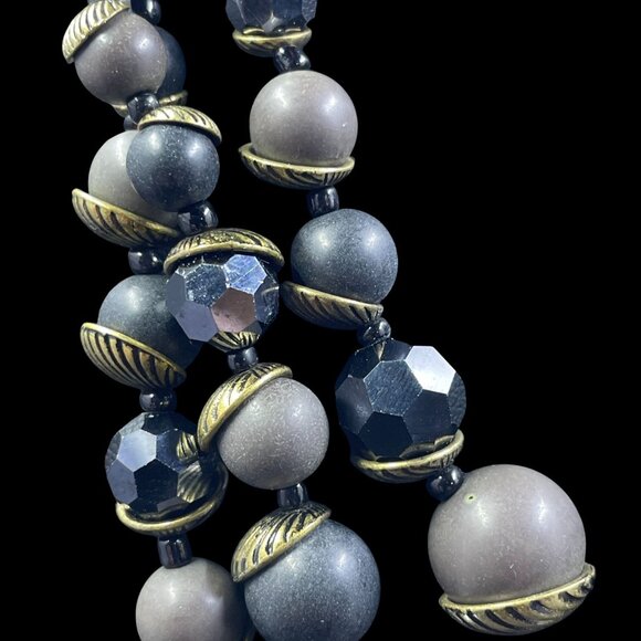 Premier Designs Multi Strand Necklace Chunky Statement Boho Artsy Vintage Goth - Picture 4 of 8